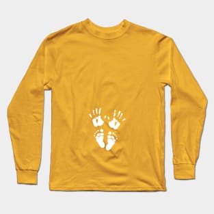 Hands and Feet Maternity T-shirt Long Sleeve T-Shirt